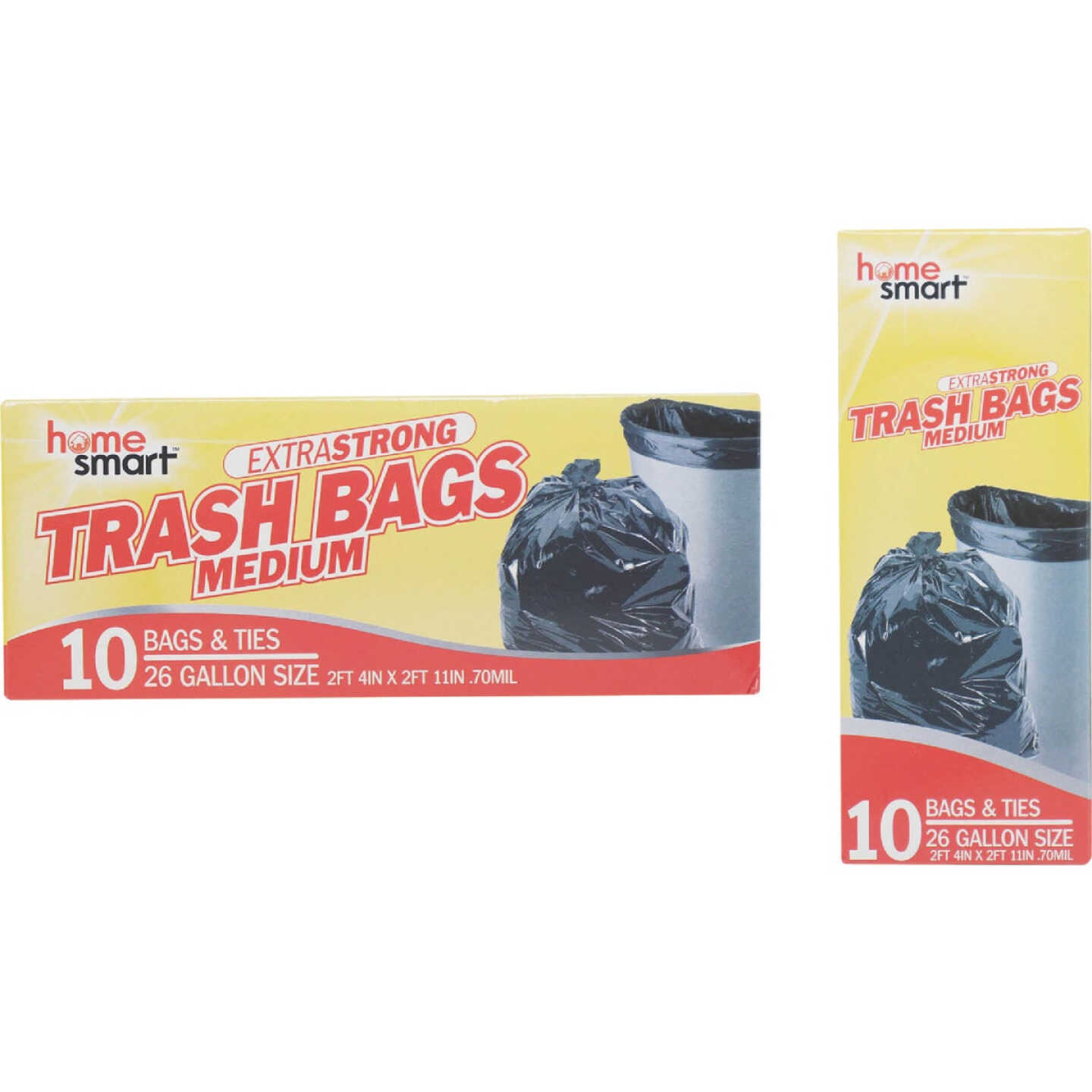 Buy Home Smart Trash Bag 26 Gal., Black (Pack of 12)